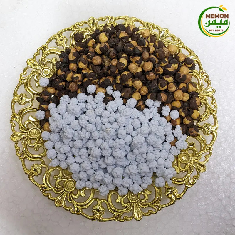 Roasted Grams &amp; Mimosa Sugar Balls (Nukal Dana or Chana)
