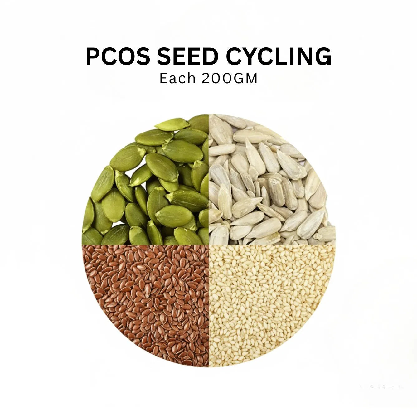 PCOS Seed Cycling Four Seeds Package 400g & 800g