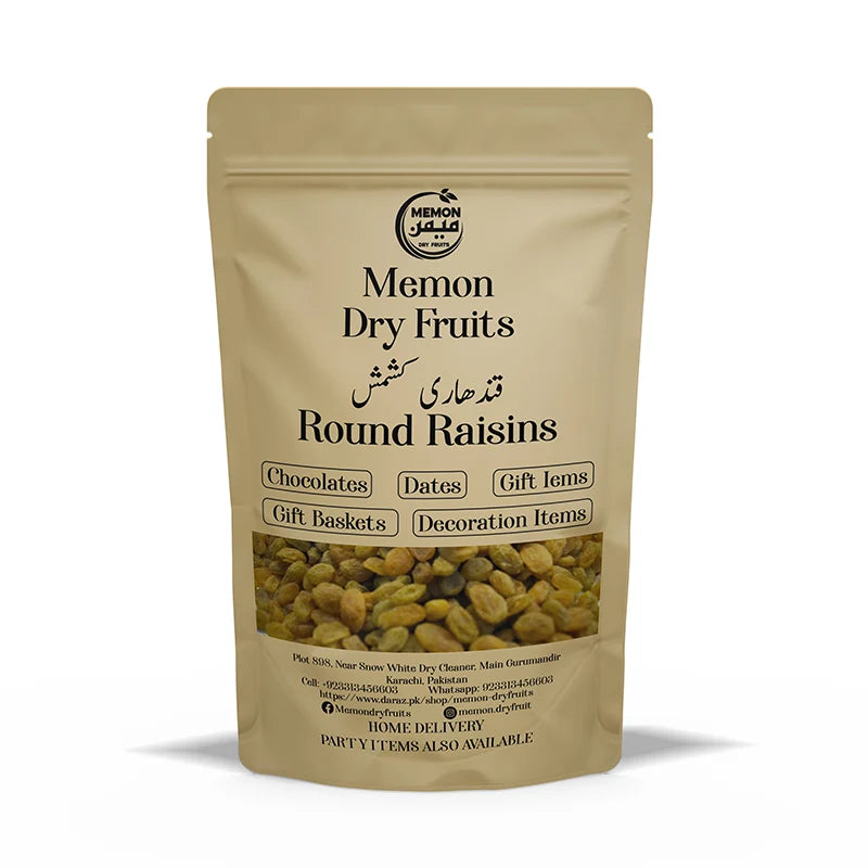 Round Raisins (Kandhari Kishmish)
