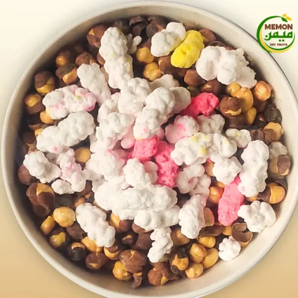 Roasted Grams & Mimosa Sugar Balls (Chanay or Makhana)